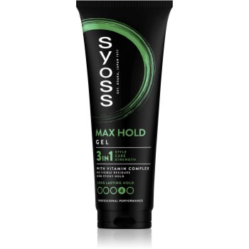 Syoss Max Hold gel de păr cu fixare puternică - imagine 2